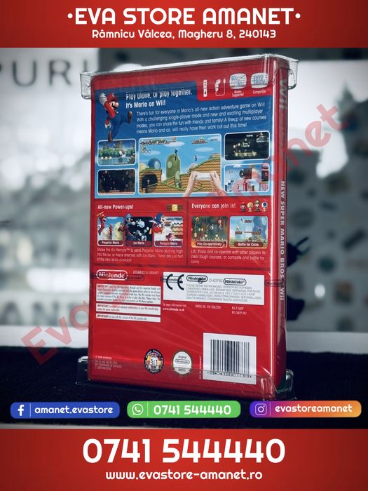 Joc  Nintendo Wii New Super Mario Bros Exclusive Edition Money Box