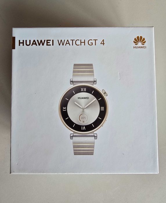 Смарт часовник Huawei - GT4 Aurora, 41mm, Inter-gold Stainless