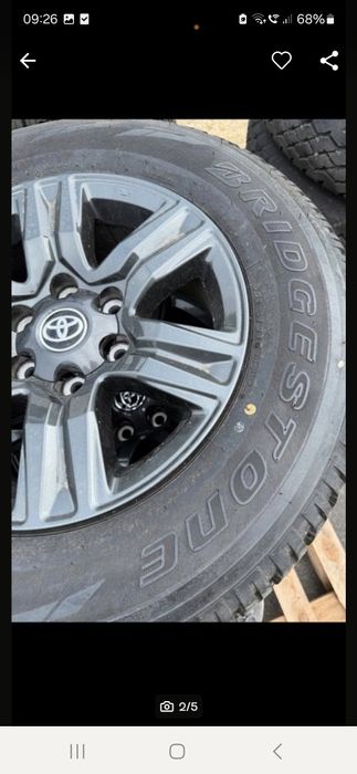 Roti Jante Noi Originale Toyota Hilux 265 60 18. 265 65 17