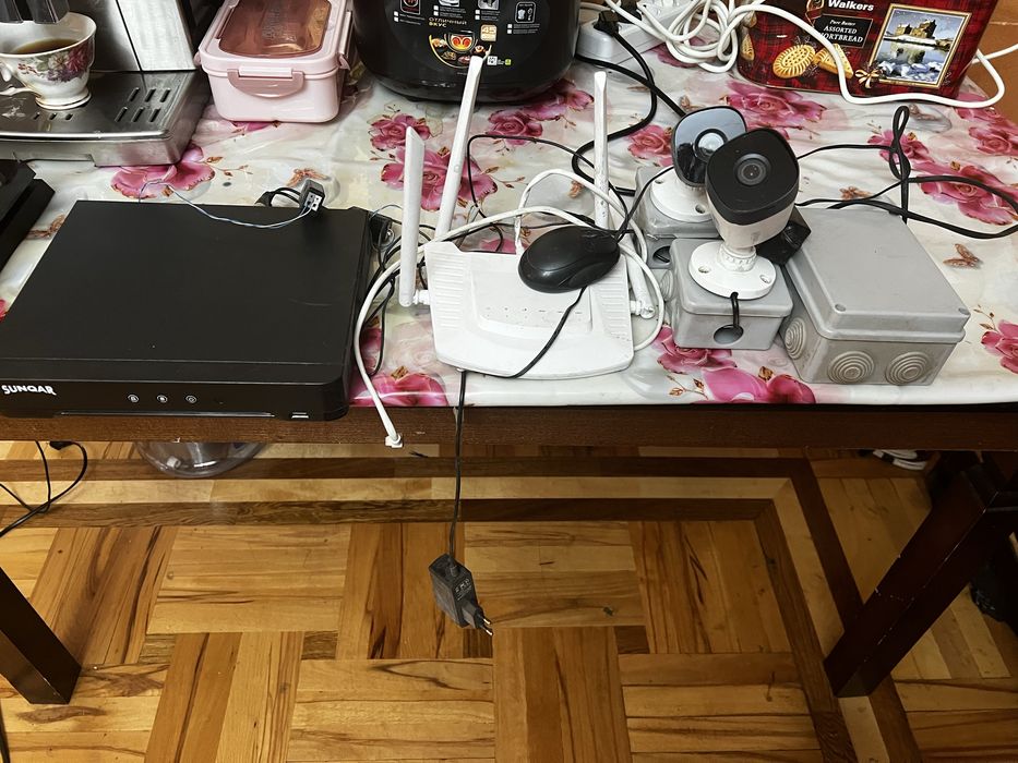 Видекамеры 2 шт регистратор модем  мышка