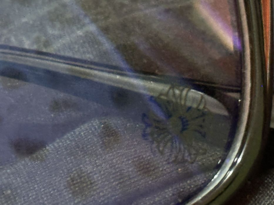 Чисто нови оптични очила Chrome Hearts Cox Ucker със златни елементи