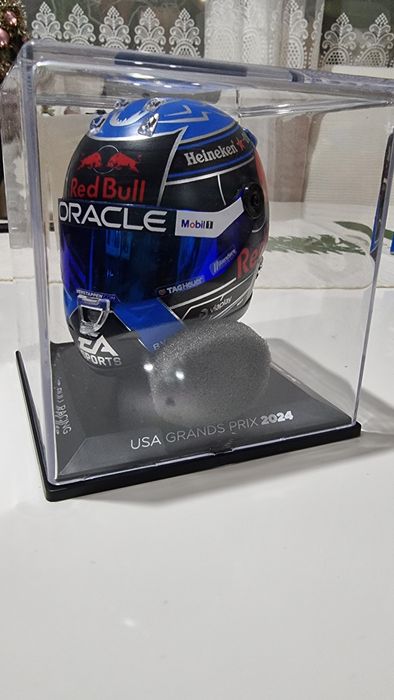 Max Verstappen helmet 1/4  Las Vegas gp F1 2024 world champion