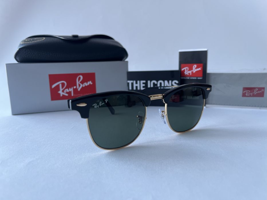 Ochelari de soare RAY BAN 3016 Clubmaster Polarizati Noi