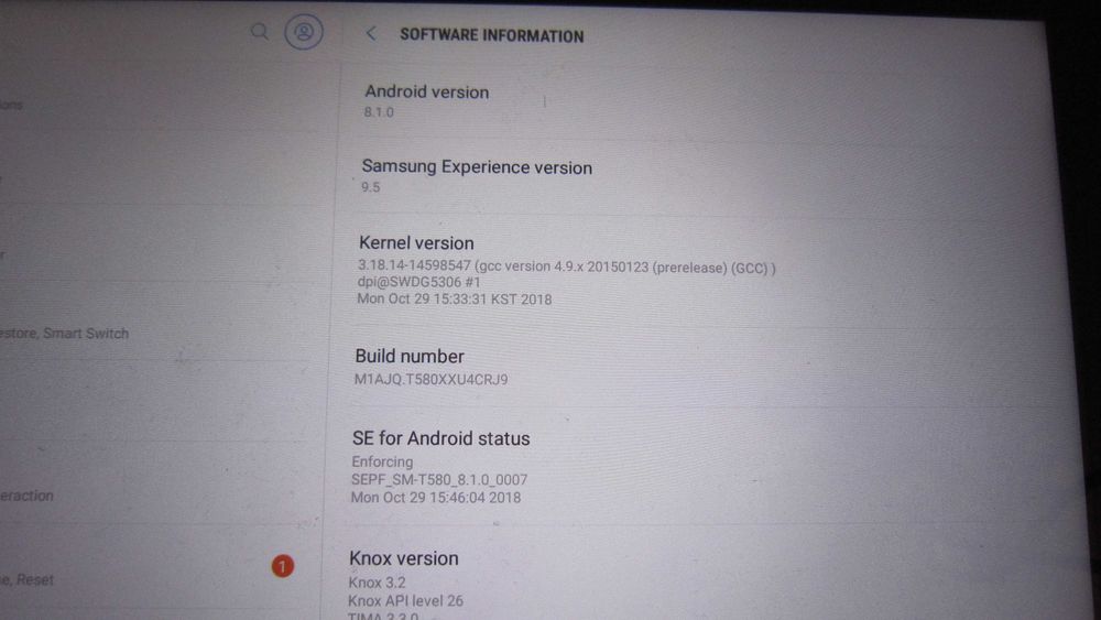Tableta samsung A6. SM-T580. 10", STARE PERFECTA