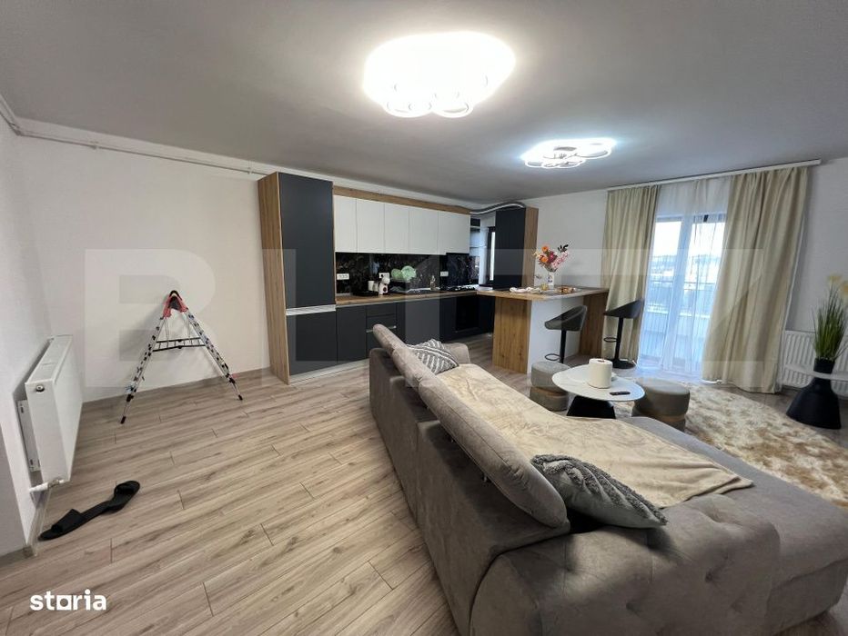Apartament modern cu terasa de 15 m2 si priveliste panoramica – 58 m