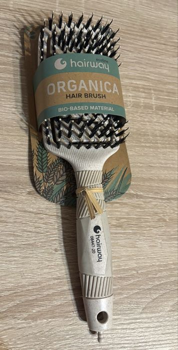 Четка за коса за лесно разресване Hairway Wellness Brush Organica Beige