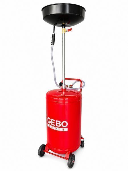 Пневматична масларка за отработено масло gebo tools 70 л със съд за съ