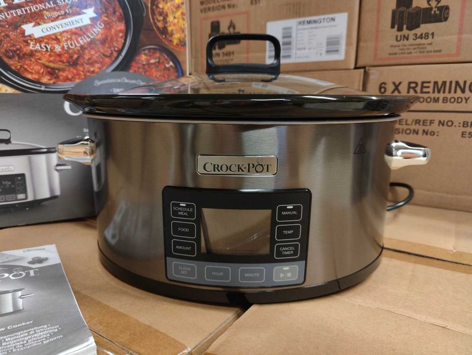 Уред за бавно готвене Crockpot Digital TimeSelect 5.6L с керамичен съд