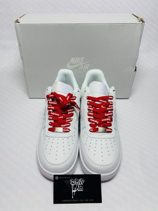 Nike air force one supreme alb si negru