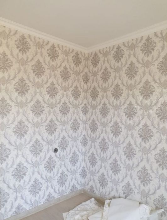 Поклейка обоев, галтели, левкас, Ламинат