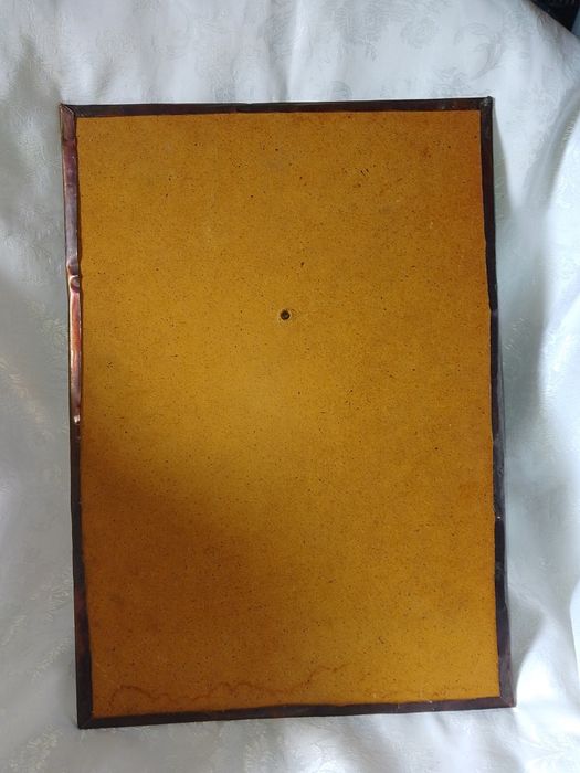 Стара Медна Декоративна Картина , Медно Пано -  Елен