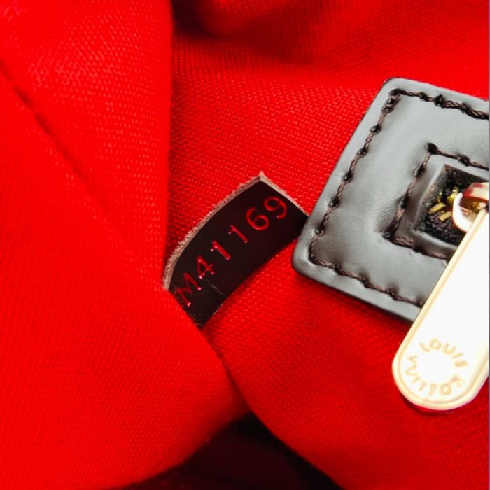 Louis Vuitton Damier Bergamo MM Handbag Brown DamierEbene Дамска чанта