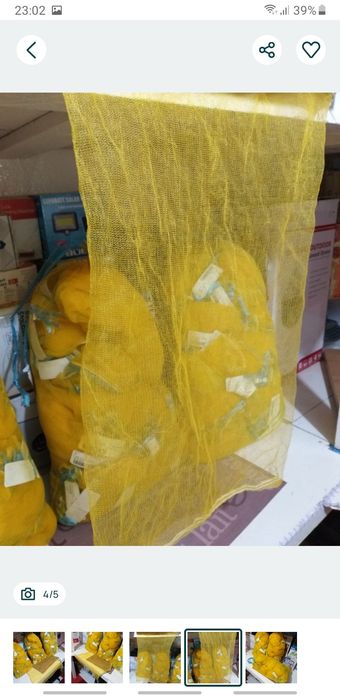 50 Buc Saci Din Plastic Plasa  Refolosibili 10 kg Germania