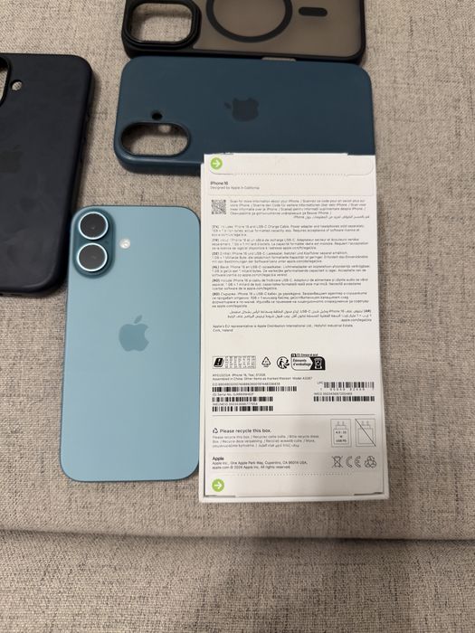 iphone 16 teal de 512gb in stare perfecta, ca NOU