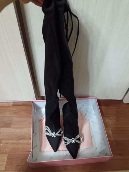 Чулки ботфорды женские новые