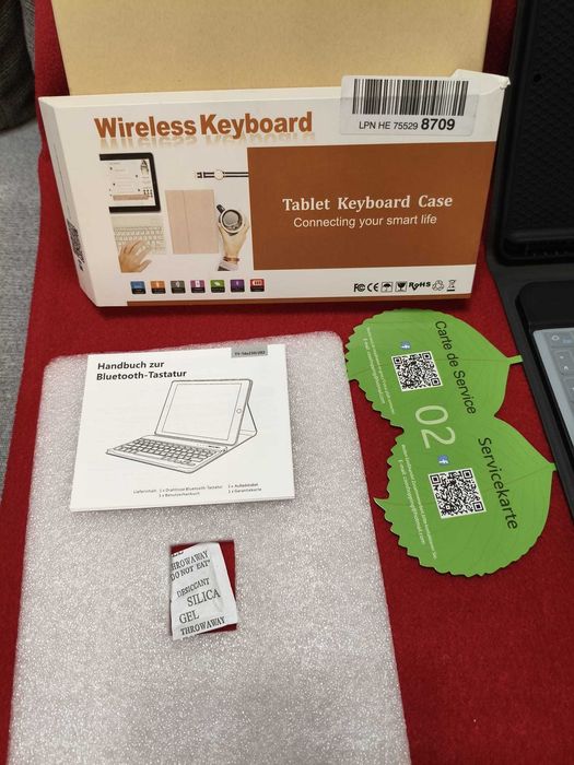 Husă cu tastatură Bluetooth pentru iPad 7th 8th 9th Gen 10.2”