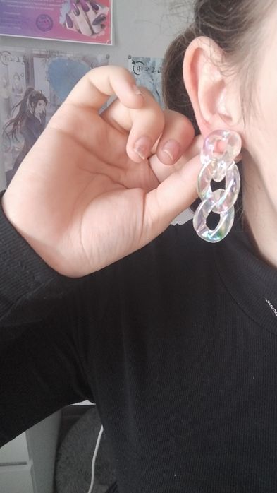 Серьги аниме косплей