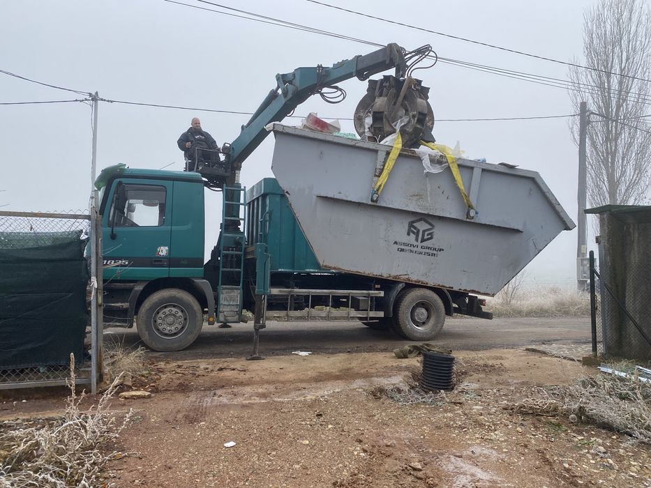 Контейнери за строителни отпадъци - извозване на строителни отпадъци