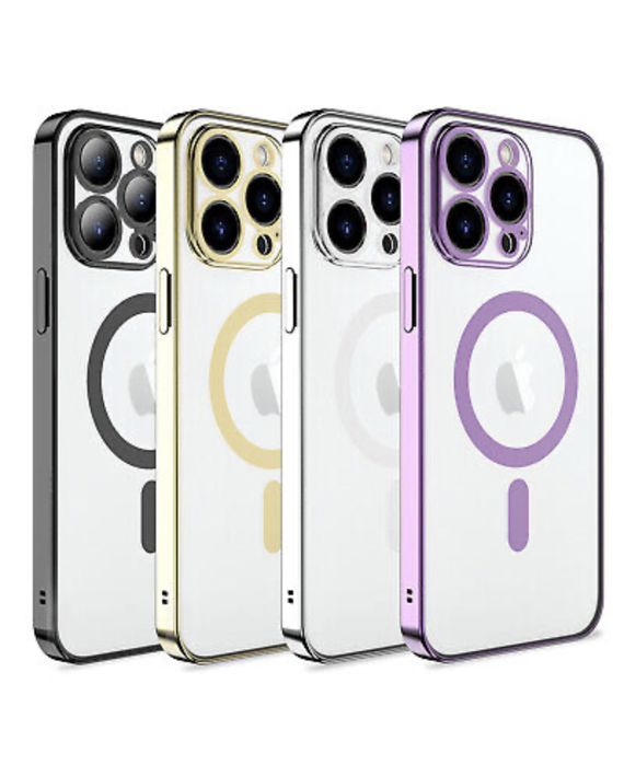 Husa Border Iphone 14/15/16E/17/PLUS/PRO/MAX Incarcare Magnetica Spate