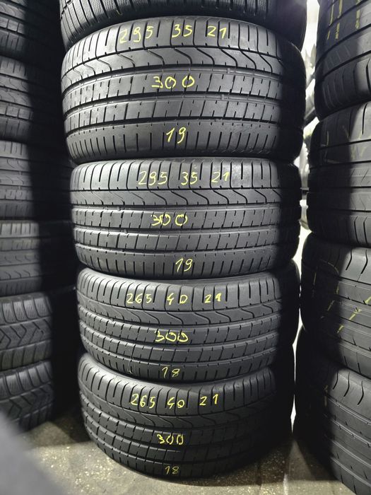 SET 295/35/21 + 265/40/21 VARA PIRELLI Stare excelentă