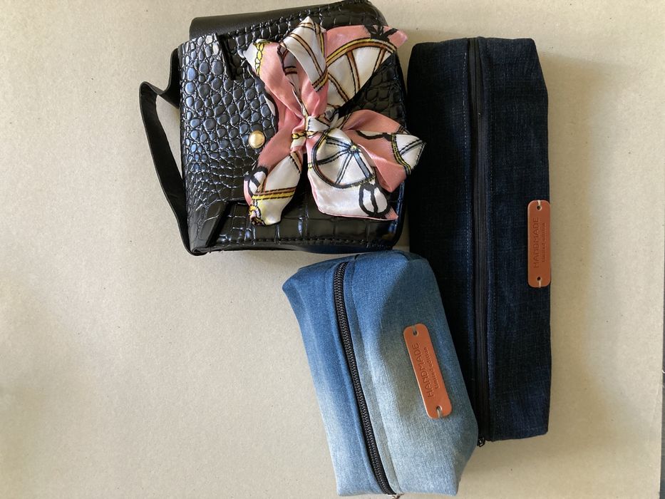 Черна чанта+ два несесера