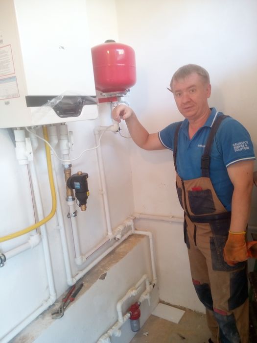 Сантехник! Отопление. Монтаж котлов,сантехник. Теплые полы.