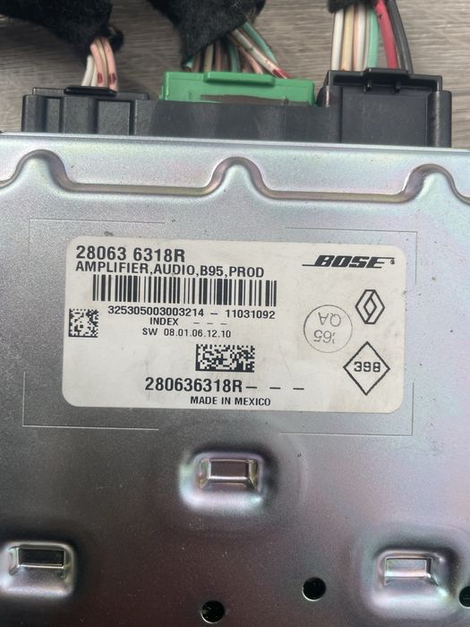 Amplificator OEM BOSE Renault megane 3 Clio 4