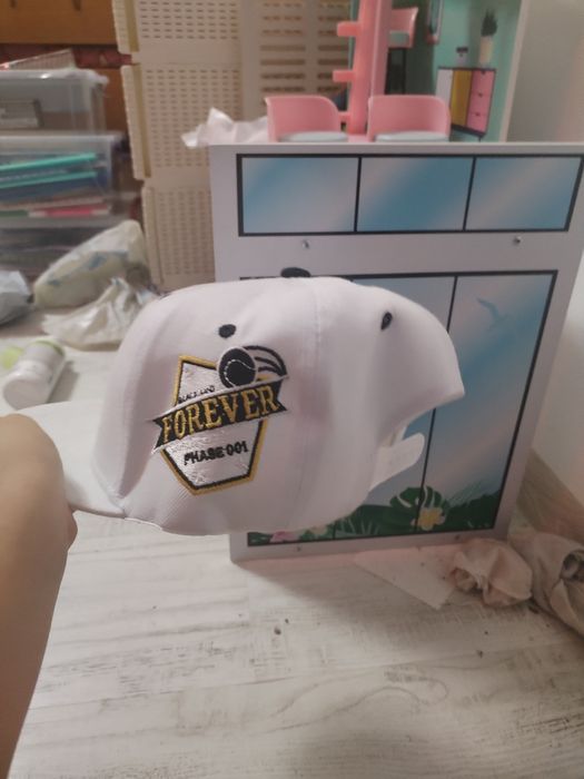 Sapca alba de bombardier