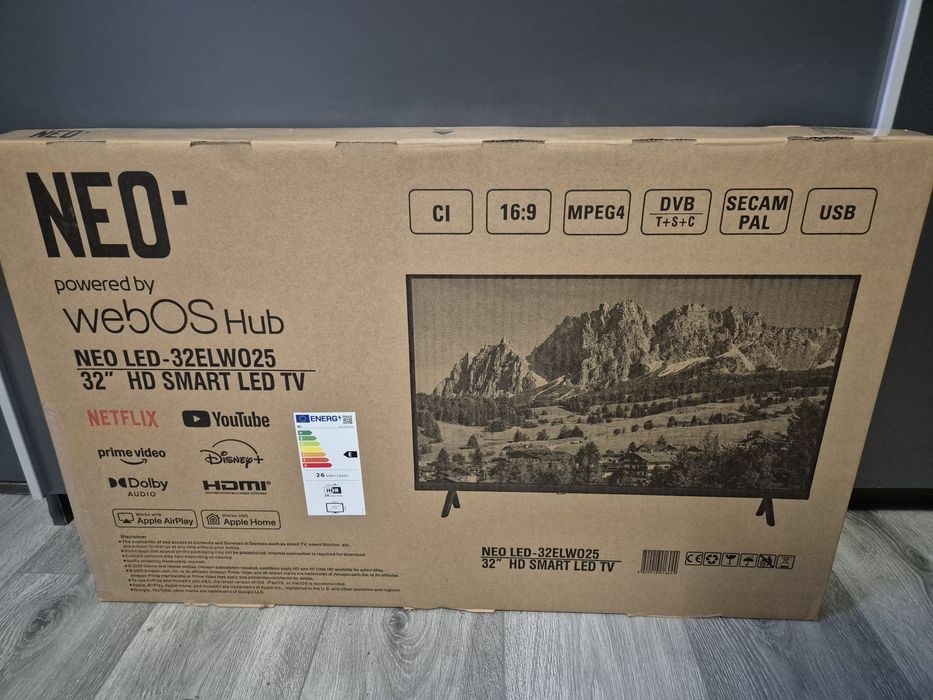 Супер Великденска промоция,чисто нов телевизор NEO SMART HD LED TV   32 инча за 90,00€