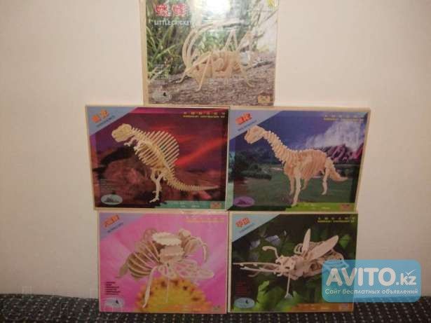 Пазлы деревянные 3 D