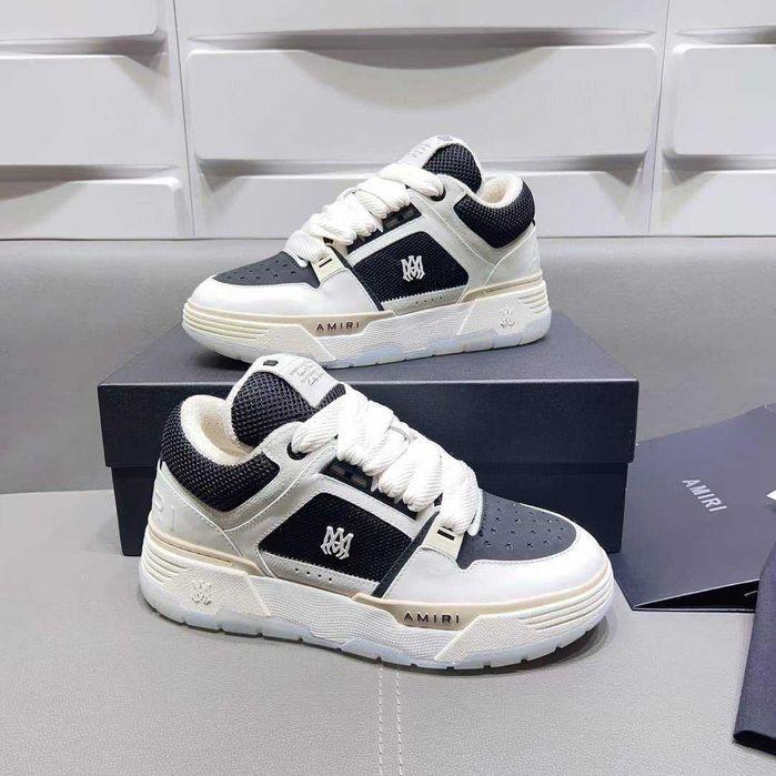 Adidasi Sneakersi AMIRI MA-1 In The shades Of Black And White