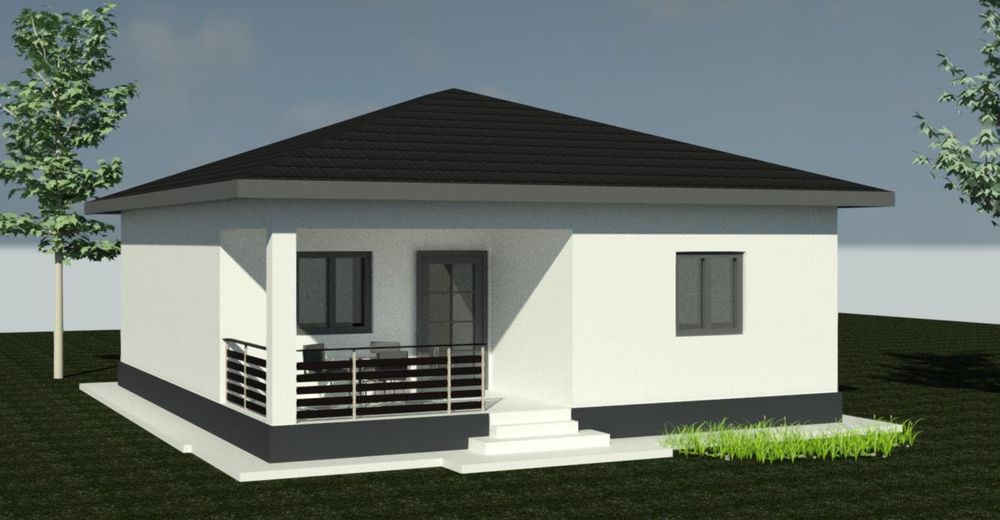 Casa la roșu de vânzare Podari