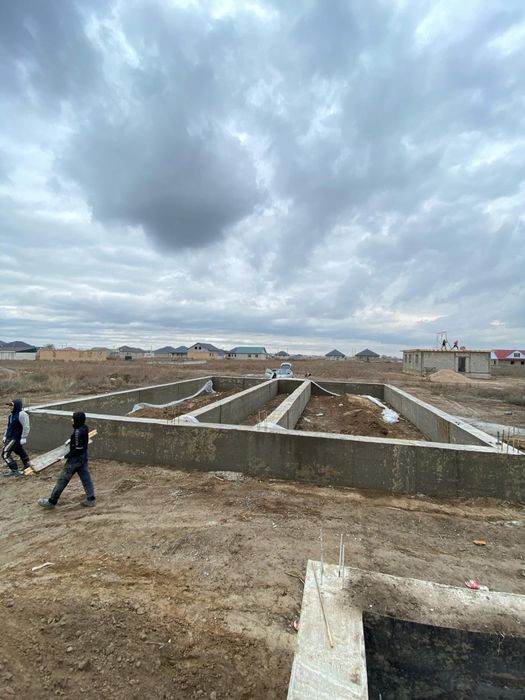 Заливка фундамента