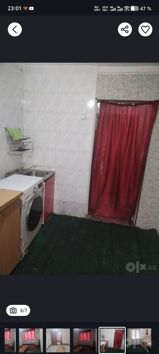 ТТЗ2 БОЗОР томонда 1хонали оила, болла ёки кизларга квартира