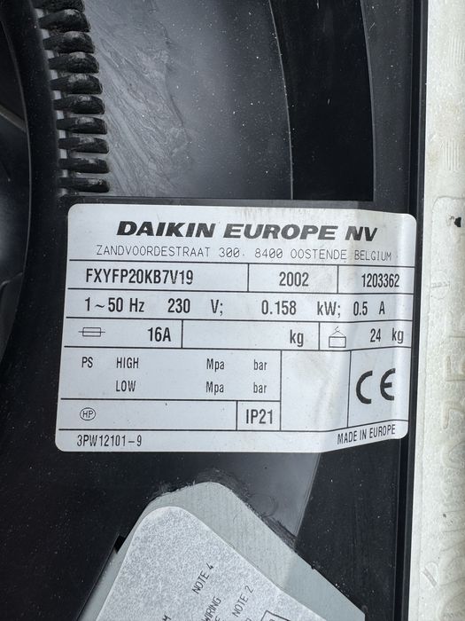 Aer condiționat Daikin casetă cu telecomanda ofertă !