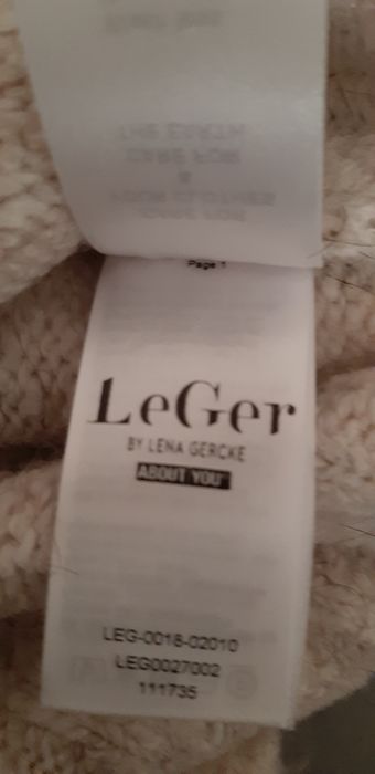 Pulover Le Ger nou din casmir lana vascoza si poliamida,model superb L