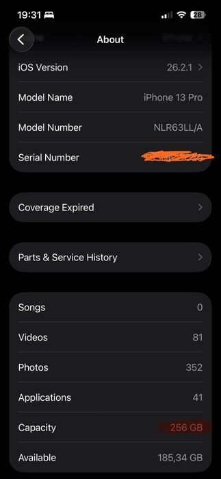 Iphone 13 pro LL/A 256