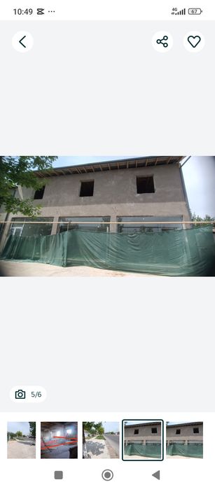 Zangotada uy sotiladi 2 etaj trassa boyida 1 etaji bitkana