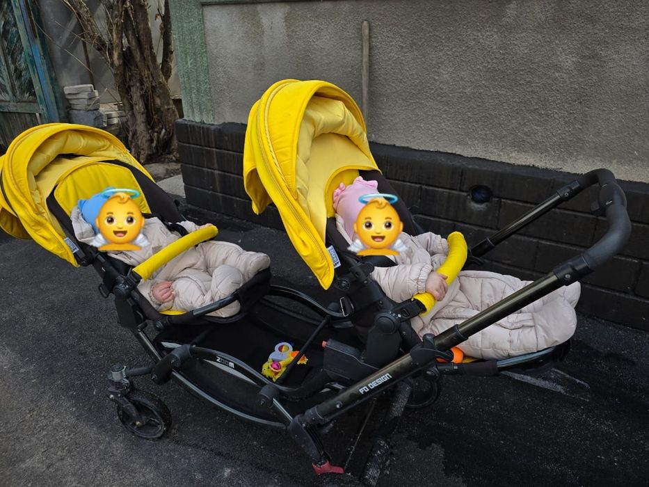 Коляска для двойни