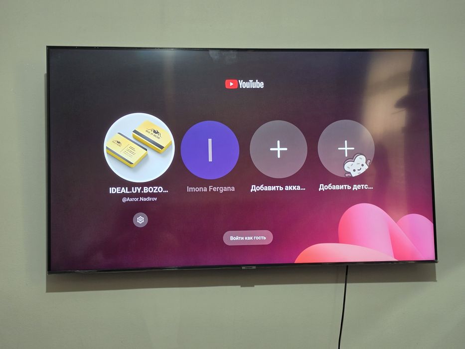 Samsung 55 talik  telvizor smart
