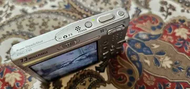 aparat foto Sony Cyber-shot DSC-T10 7.2MP 3x Optical Zoom de colectie