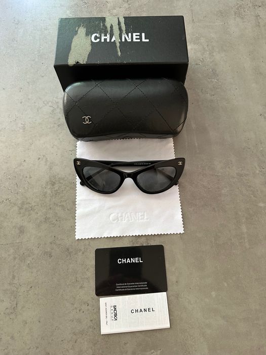 Слънчеви очила котешка форма Chanel