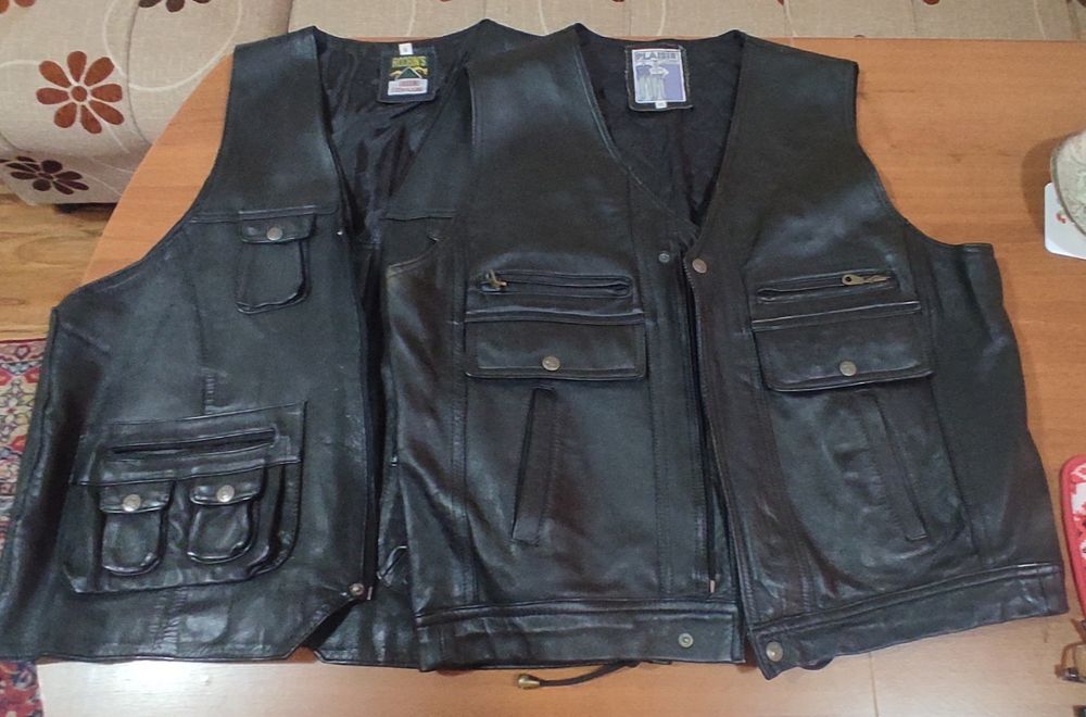 Кожени рокерски елеци два броя