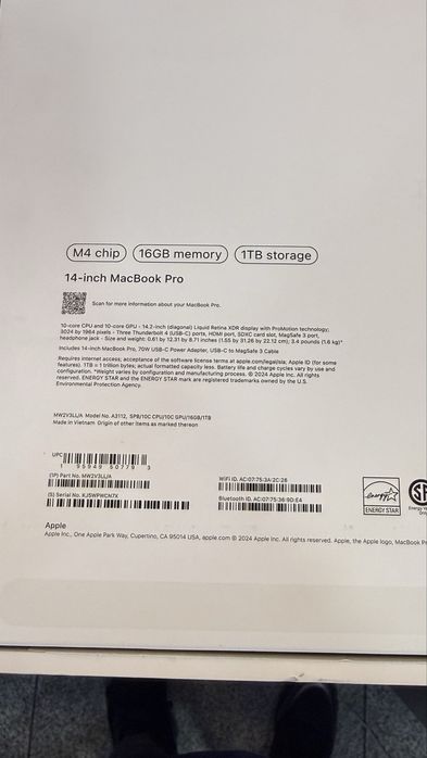 MacBook Pro 14 16/1 tb