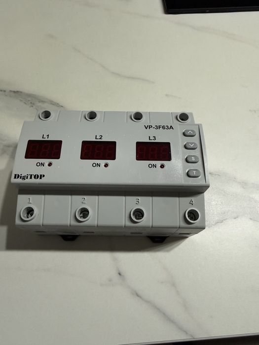 Vand releu protectie tensiune Digi Top VP -3F63A, trifazat