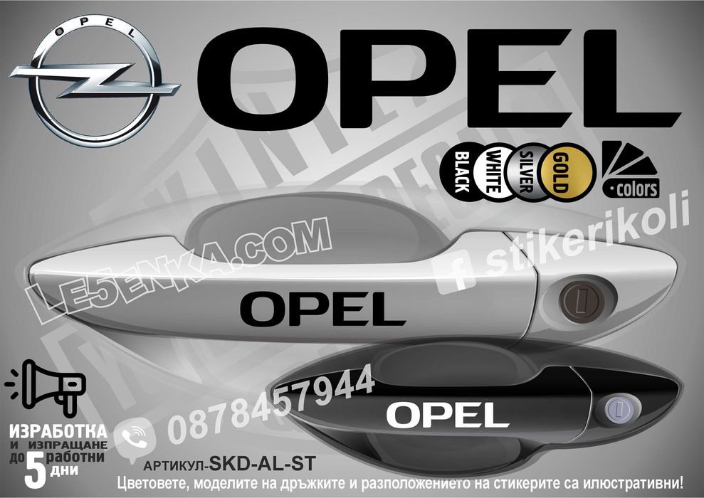 Стикери дръжки всички марки