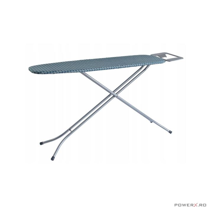 Masa de calcat 110 X 30 cm, cu suport pentru aparat, gri, Sepio