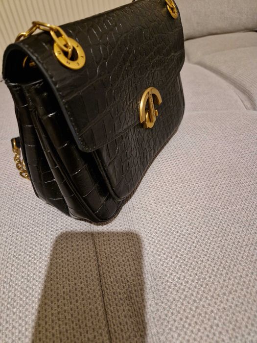 Geantă piele Musette Black