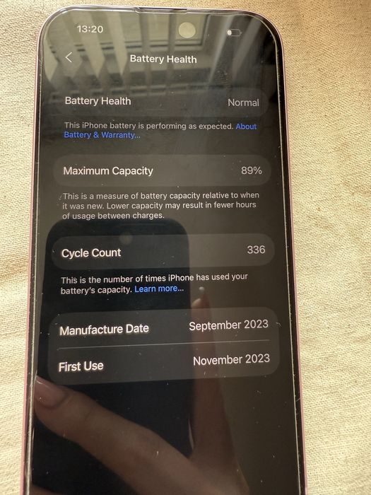 Iphone 15, 128GB Pink