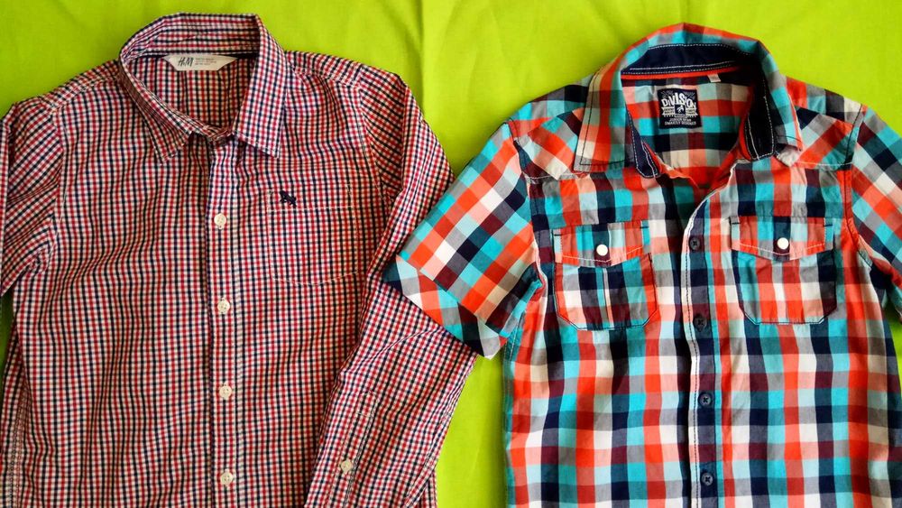 Ризи за момче, къс и дълъг ръкав